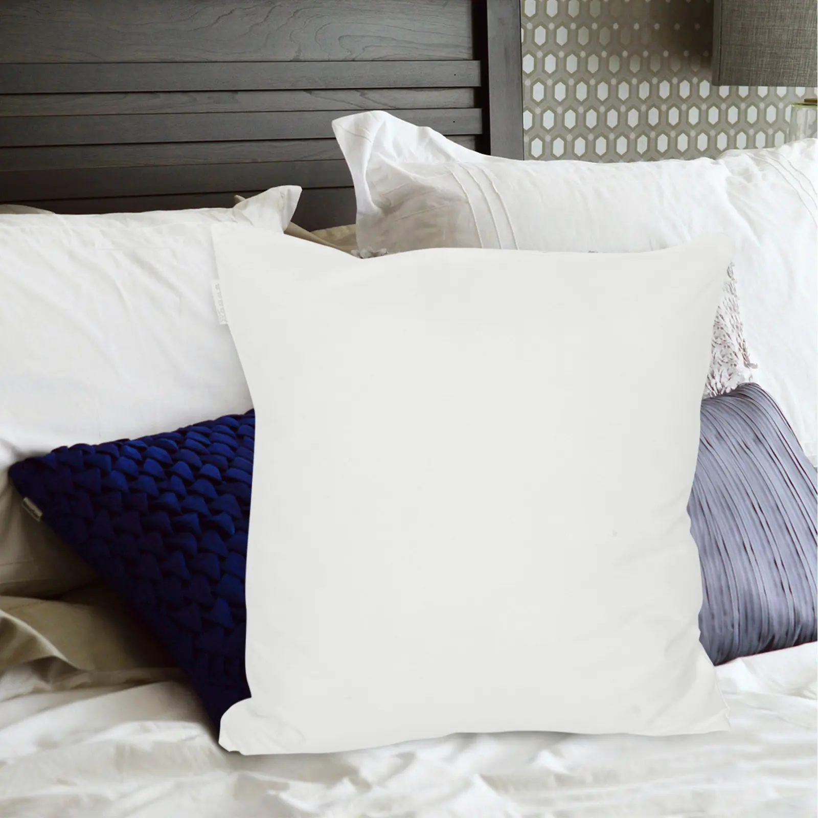 Throw Pillow Insert 12x12 Inch Couch Cushion Small White Sofa Pillow Core Resilient Back Support Cushion Replacement Insert