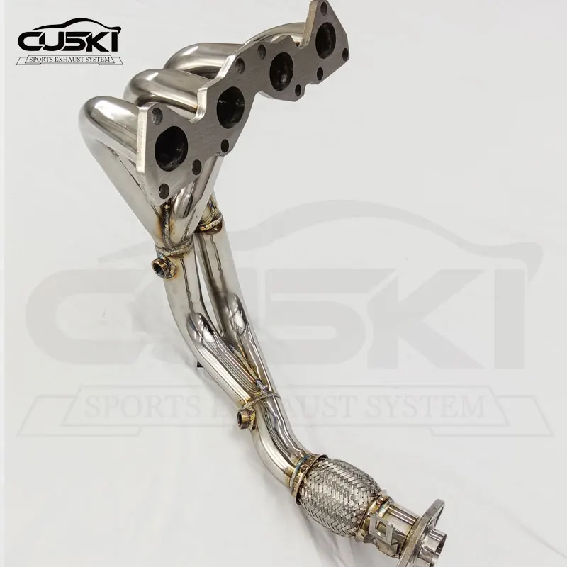 High Performance Exhaust manifold For 2006 Peugeot 206 hatchback 1.6 Basho High Quality Exhaust Pipe  Exhaust Modification