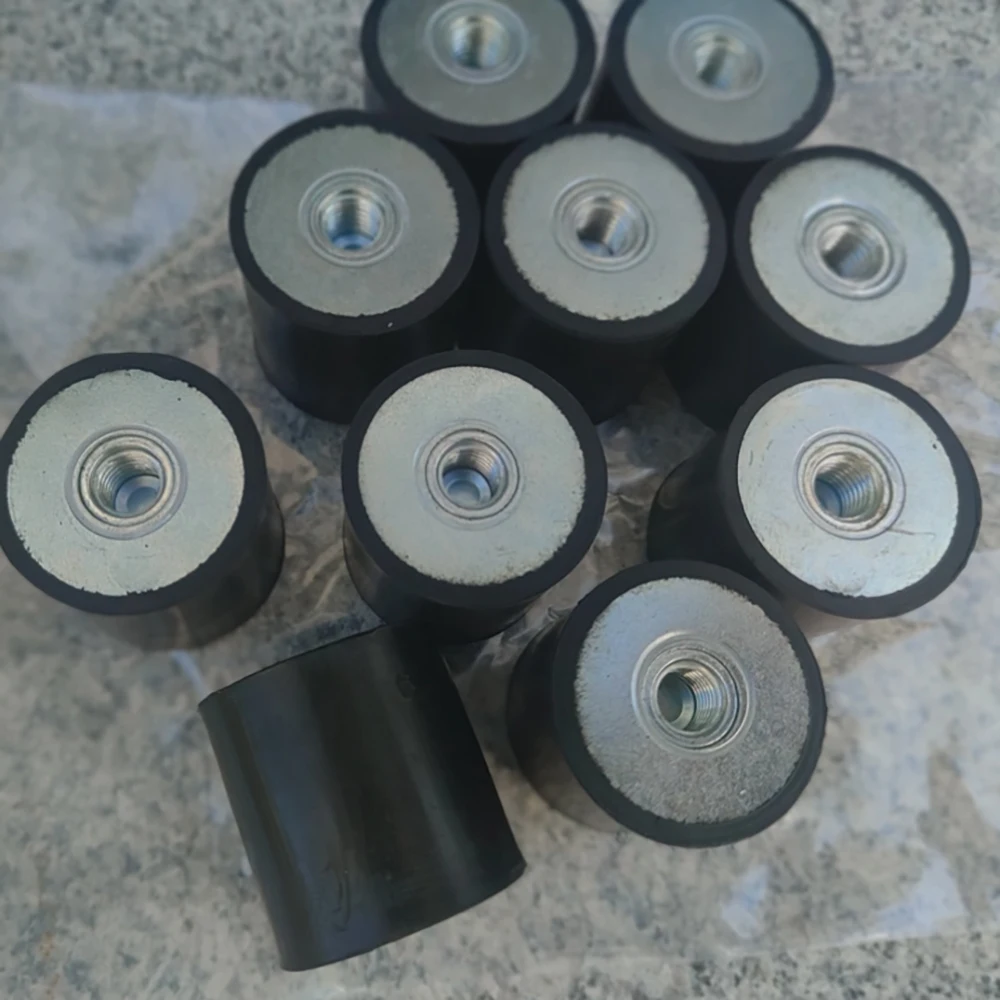 1Pcs M10 M12 M16 M20 Shock Absorbers Internal-Internal Thread Crash Pad DD-Type Rubber Mount Anti Vibration Silent Dia40mm-150mm