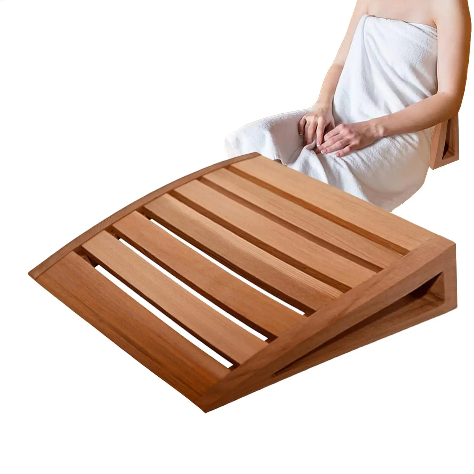 Cojín para reposacabezas de Sauna, antideslizante, de madera, transpirable, multifuncional, cojín trasero para reposacabezas de Sauna, para el hogar, habitación, descanso comercial