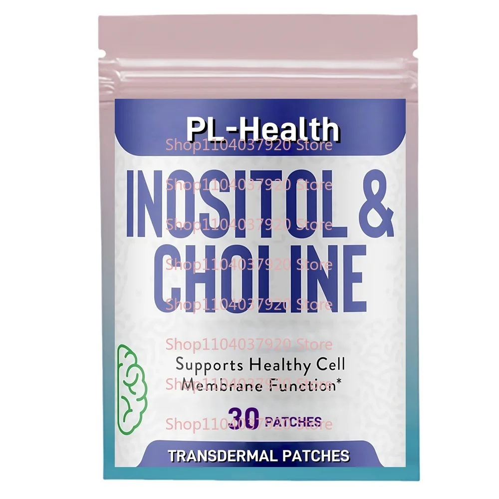 

30 Patches Inositol & Choline Transdermal Patches Enhanced Absorption Inositol – Supports Cellular Health & Overall Wellness