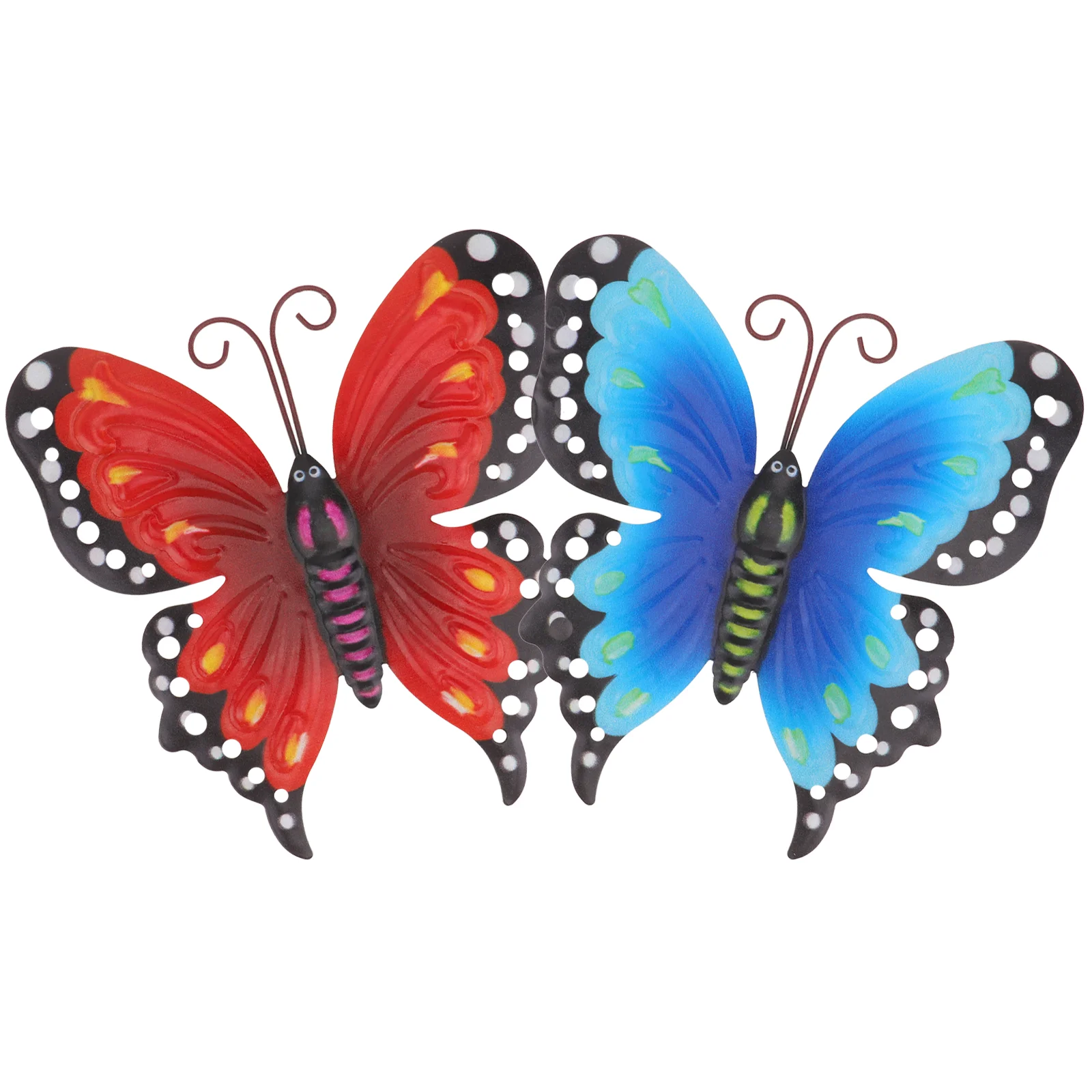 

2 PCS Room Decor Iron Pendant Vintage Home Wall-mounted Ornament Household Ornaments