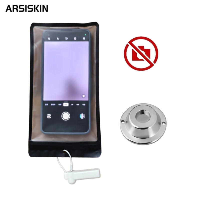 

100pcs Anti-camera Mobile Phone Bag No Photography Allowed Bag Anti-Shooting Bag With Reuse Lock Privacy Bag For Wedding Events