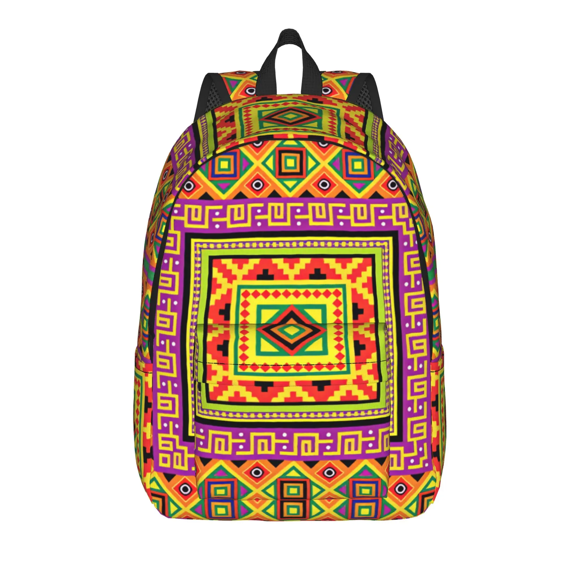 Mexican Square Backpack  Kawaii Backpacks Women Travel Pattern School Bags High Quality Rucksack