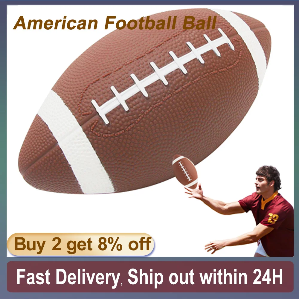 Footballs For Kids Vintage Outdoor Tacky High-Performance Non-Slip American Synthetic Leather Sports Junior Football Balls