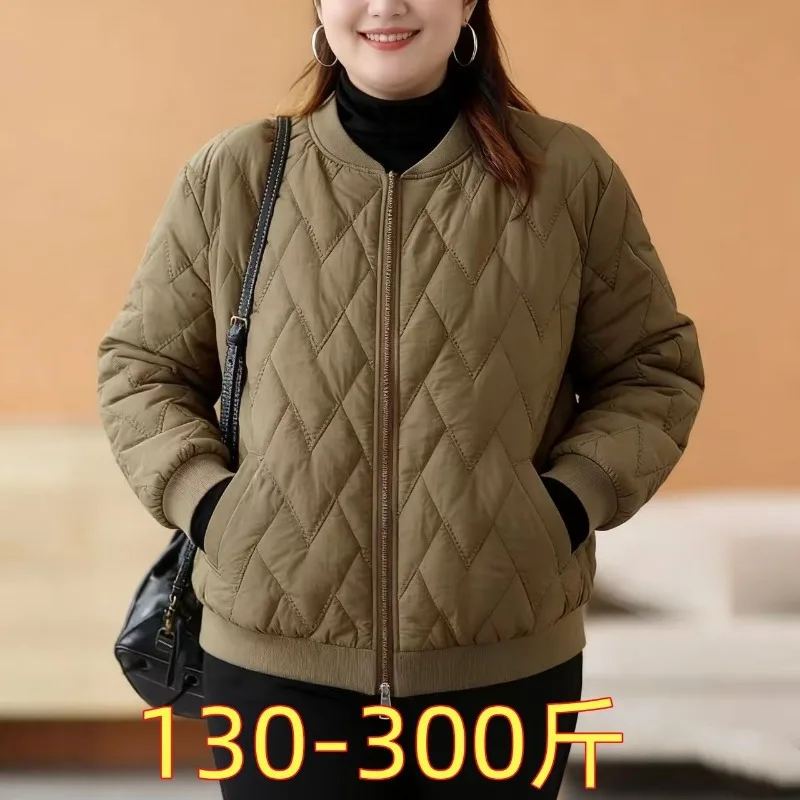 Korean Version Loose Cotton Clothed Autumn New Model Woman Coat Zipper Solid Casual Female Cotton-padded Jacket Outwear Tops