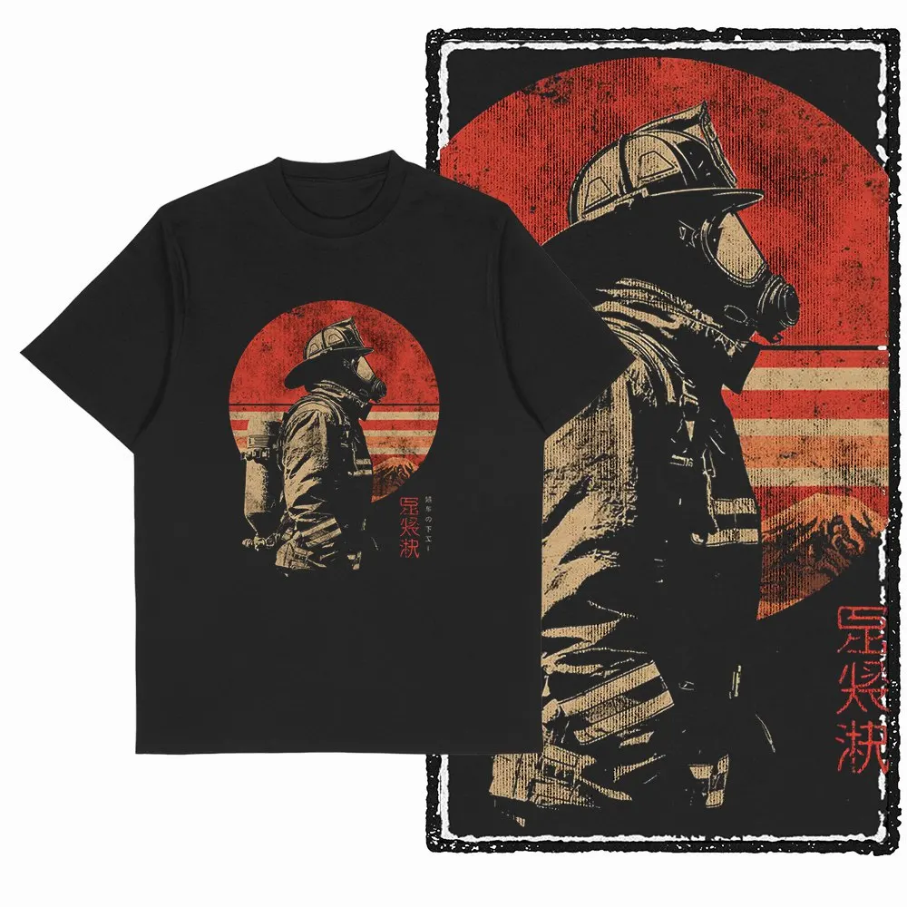 Cotton Japanese Theme Graphic Men Tshirt Black Big Size Cool Print t-shirt Vintage Uique T Shirt Unique Vovety Tee Shirt G28