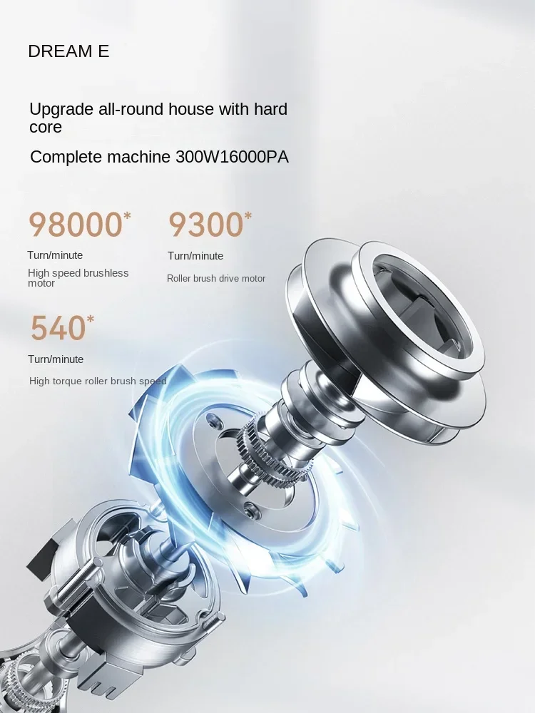 غسالة DREAME H12SMix، شفط وسحب ومكنسة أجهزة منزلية مدمجة لإزالة العث، مكنسة كهربائية ممسحة أوتوماتيكية