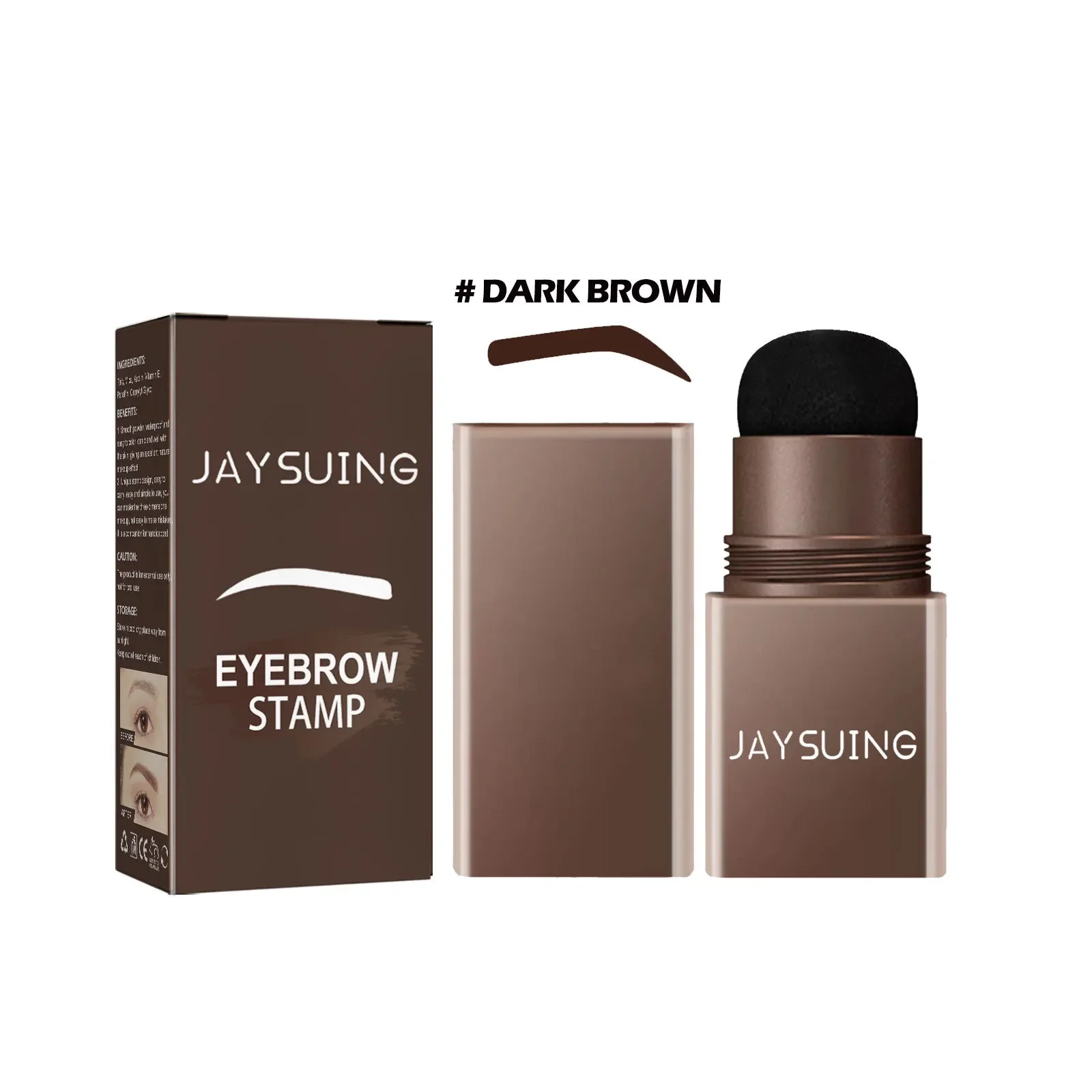 

Jaysuing Eyebrow Print Eyebrow Plaster Naturally Waterproof Not Smudge Quick Makeup Three-Dimensional Eyebrow Tint Makeup Kit