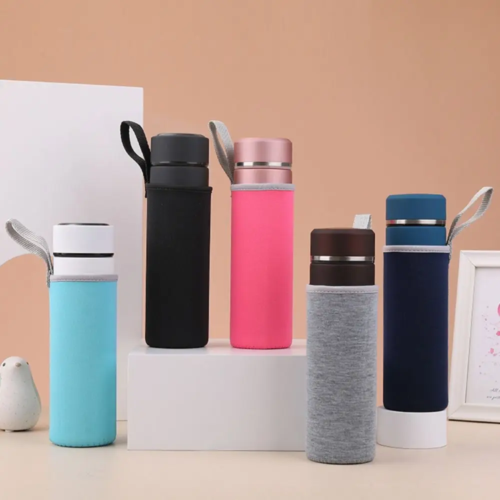 

High Quality Portable Water Bottle Cover Anti-fall Elastic Vacuum Cup Sleeve Neoprene Creative Cup Accessories Outdoor