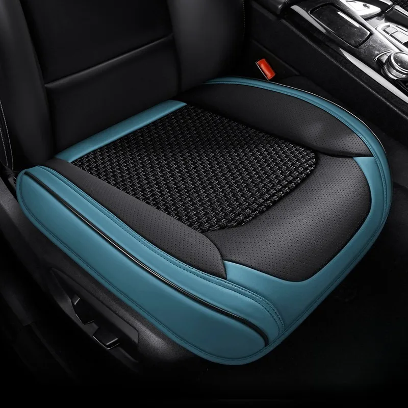 Neue Auto Sitz Abdeckung Atmungs Eis Seide Nicht-slip Sitzkissen High-end-Auto Innen Schutz Stuhl Pad Fahrer sitz Matte