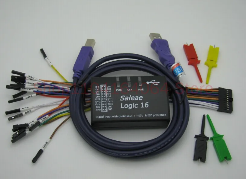 Saleae USB Saleae 16 100M Logic Analyzer Supports Official Version Logic