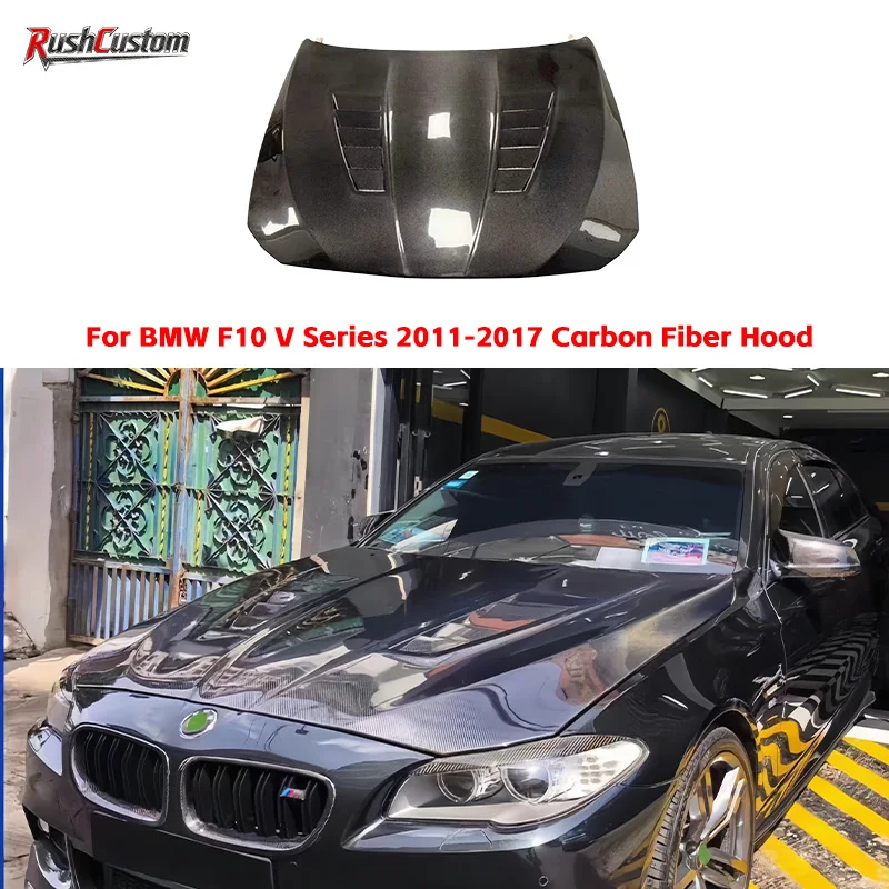 

For 2011-2017 BMW F10 V Series Carbon Fiber Hood High-Quality Automotive Engine Cover