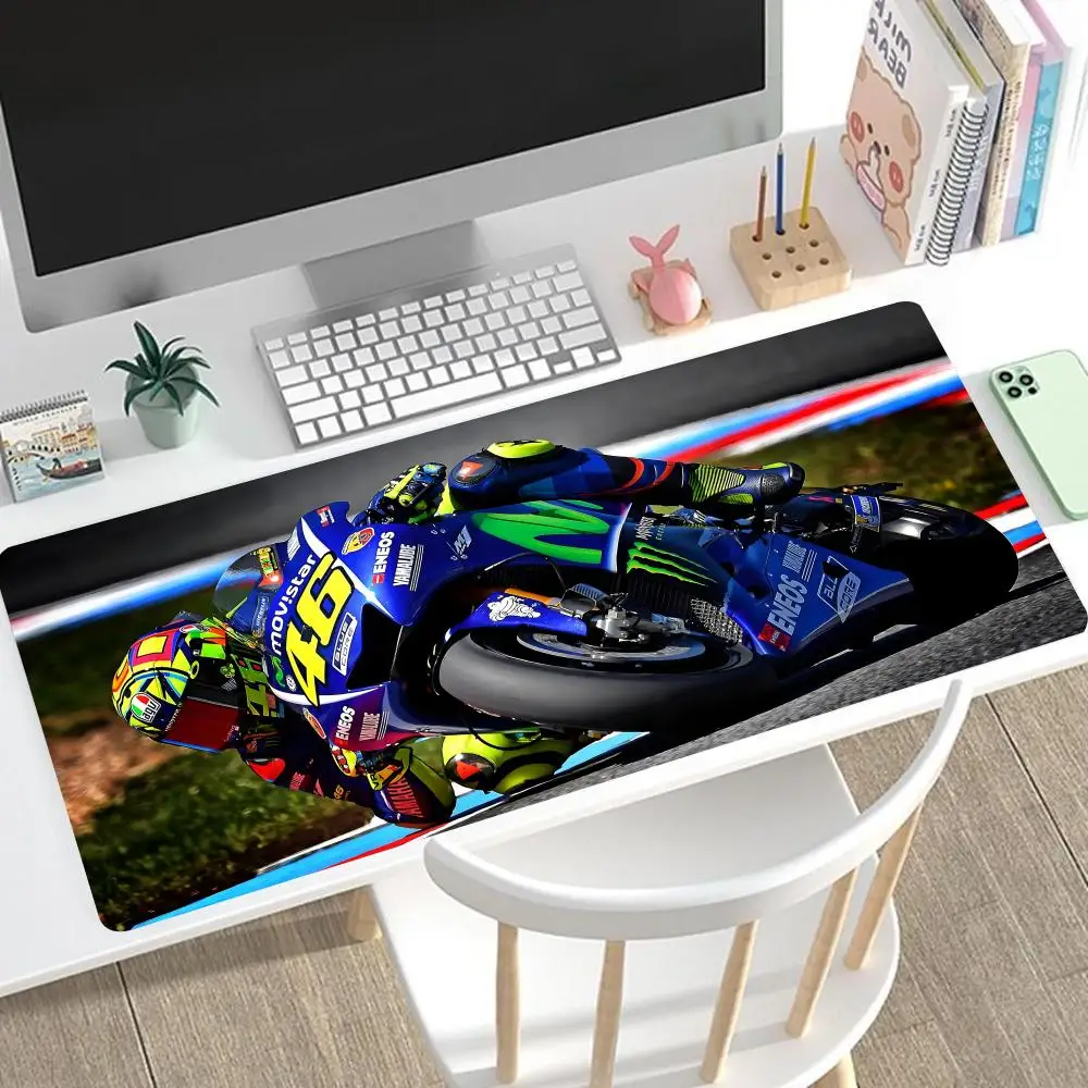 Rossi-motorcycle-R-racing-vr46 Mouse Pad Mouse Pad 1000x500mm Mousepad Non-Skid Lock Edge Keyboard Desk Mat kawaii Computer Pad