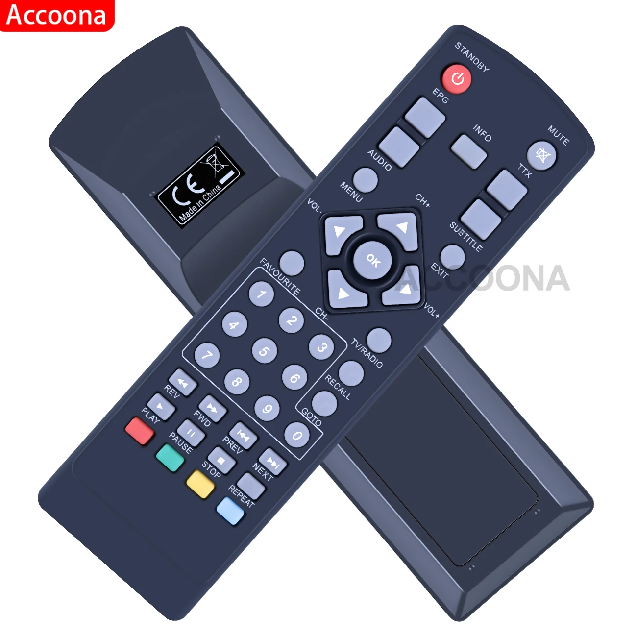 Remote control for GIGAMAX 2200 XDOME tesler SIGMATEK DVBR-520HD QFX(R) CV-103 DISH TV T1000N-VM TV/RADIO Receiver