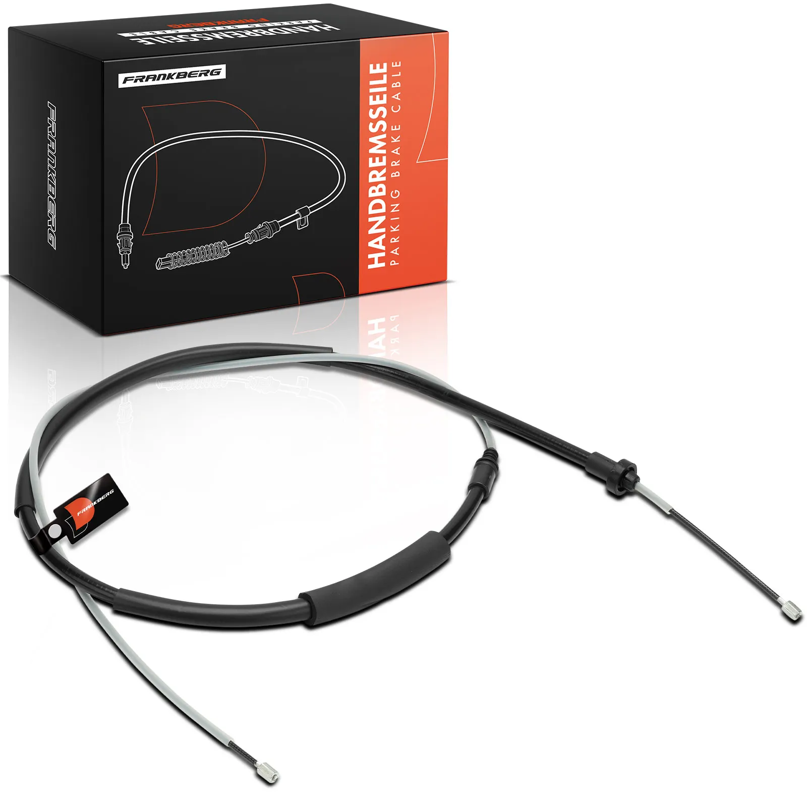 Frankberg 1x Kabel Parkeerrem Achteras aan beide zijden voor Peugeot 208 I CA CC Citroën C3 III SX SY K12039 50005 9671813380