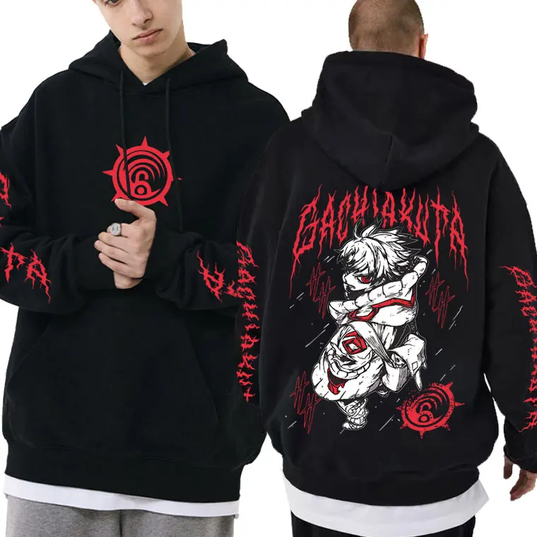 

Anime Gachiakuta Rudo Hoodie Men Women Casual Vintage Streetwear Male Cartoon Manga Oversized Hoodies Male Fashion Sweatshirt