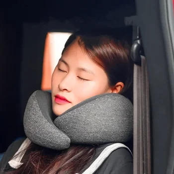 야외 U자형 베개, 경추 보호, 사무실 학생 탑승, 가정 낮잠 마사지, 여행 휴대용 인공물 베개  Best5