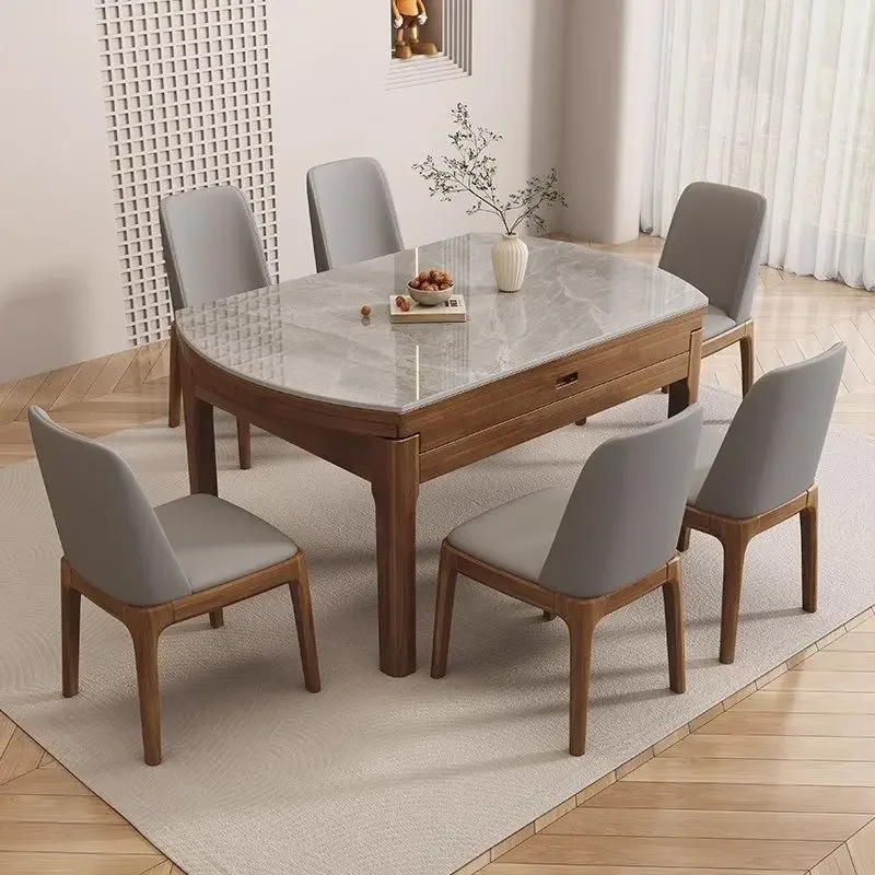

Legs Chairs Dining Tables Minimalist Unique Party Nordic Modern Dining Tables Luxury Extending Mesas Comedor Furniture For Home