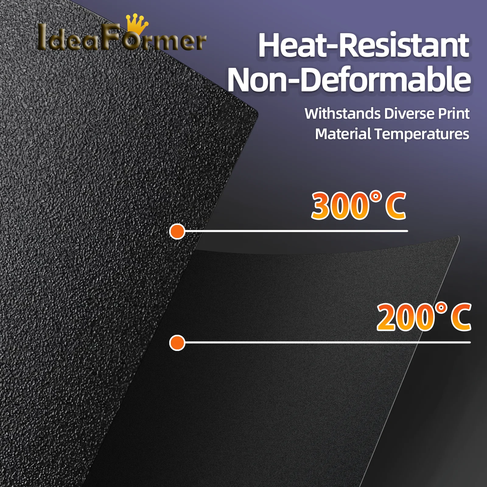 

Пластина PEI с гладкой текстурой для Elegoo Centauri Carbon Build Plate 260x271 мм, двухсторонняя гибкая простыня Pei для Centauri Carbon