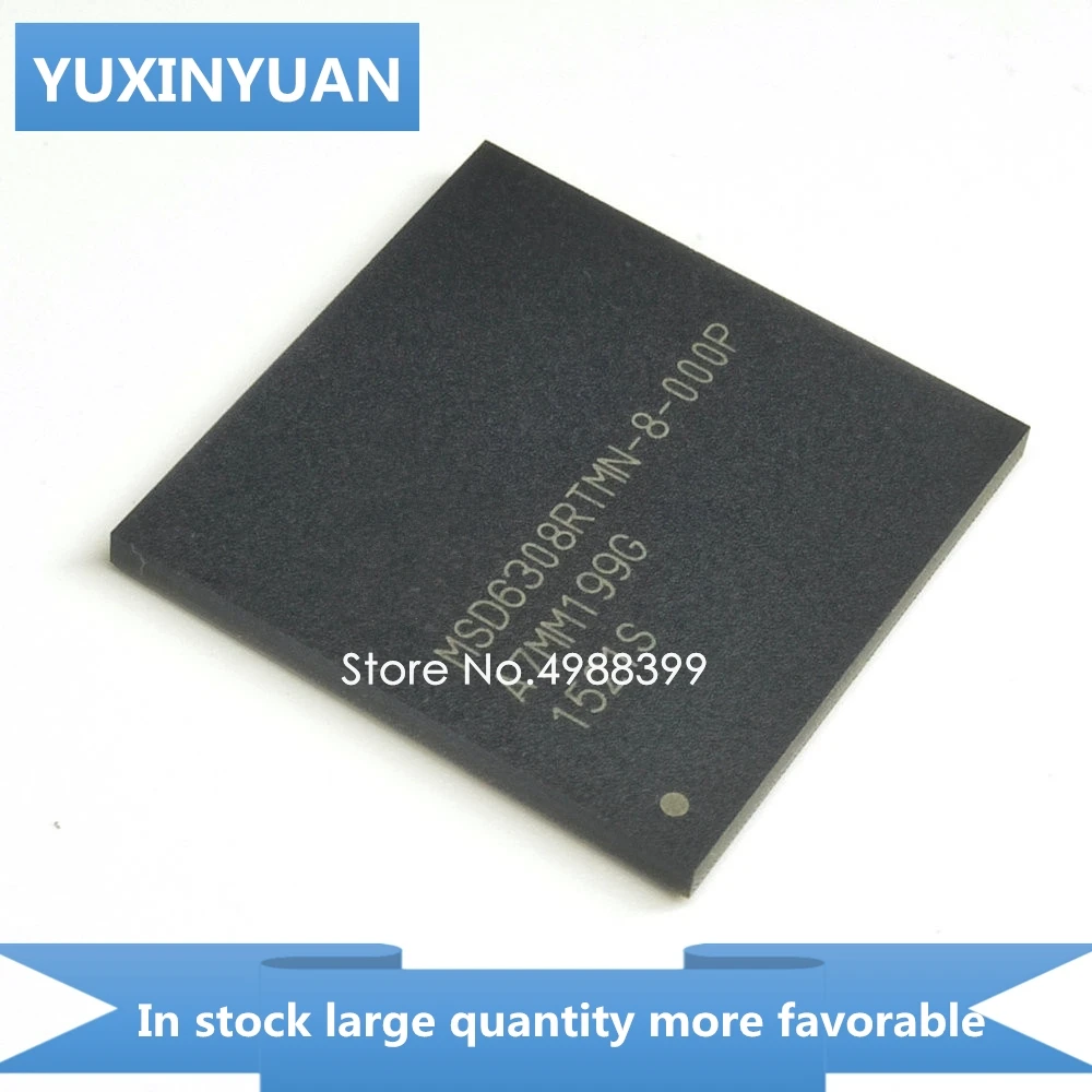 1PCS  MSD6308RTMN-8-000P MSD6308RTMN 8 000P  MSD 6308RTMN BGA YUXINYUAN