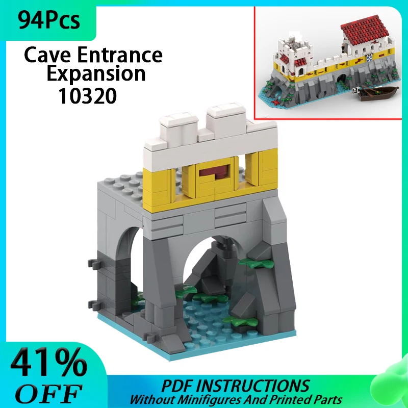 MOC Eldorado Fortress Dock Armory Cave Wall Central Tower Central Cave Expansion 10320 Building Blocks Imperial Pirates Bricks