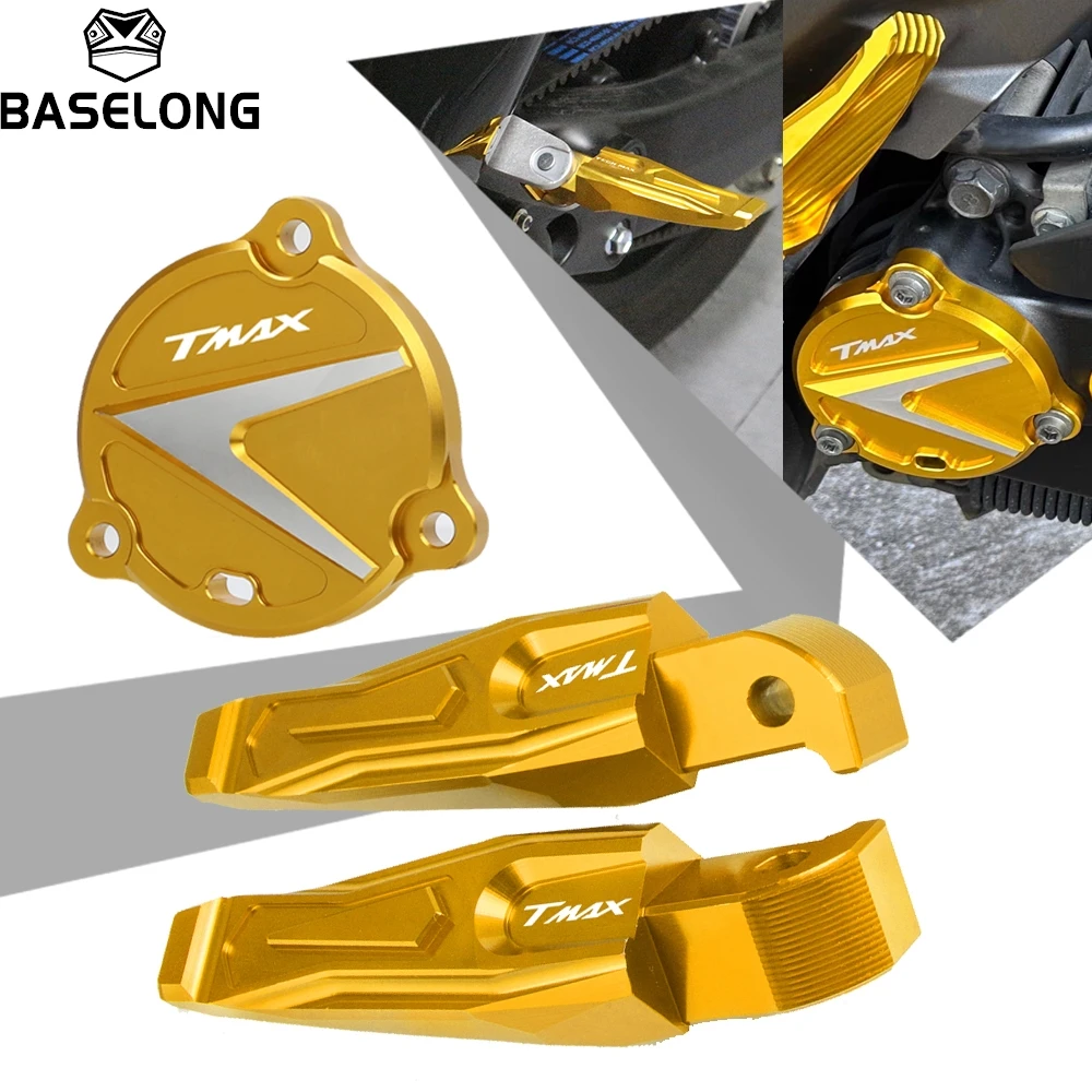 

2010-2025 For Yamaha TMAX 500/530/560 TMAX530 TMAX560 T-MAX 530 Motorcycle Engine Stator Guard Cover Folding Rearset Foot Pegs