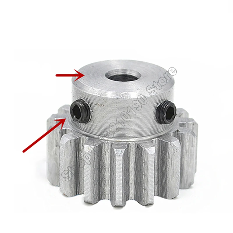 1.5 متر ترس التروس 1.5 معامل حفز والعتاد 12-50 الأسنان محرك أسطواني تروس دون التبريد تتحمل 5 6 6.35 7 8-25 مللي متر