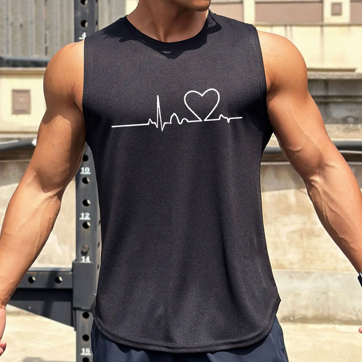 

Funny 3D Pattern Print Man Vest Summer Breathable Run Tee Daily Casual Sleeveless Shirt Fashion Gym T-shirt Men's Loose Tank Top