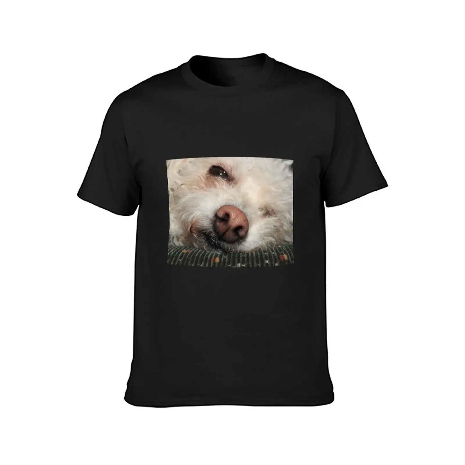 pink dog nose, T-Shirt blacks vintage quick-drying plain men t shirts