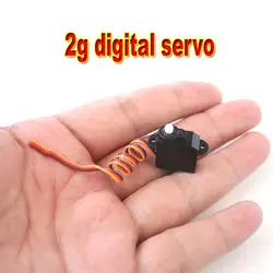 2g Digital Servo Micro Mini Servo rotazione di 260 gradi modello di auto Micro servi Indoor Flight Airplane Models Servo di alta qualità