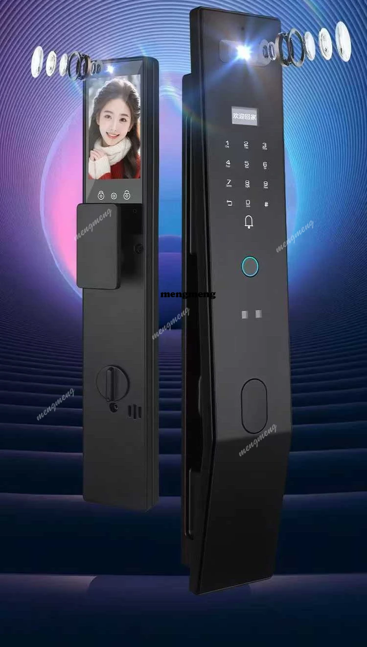 Face smart entry door password lock household anti-theft door video intercom fingerprint lock