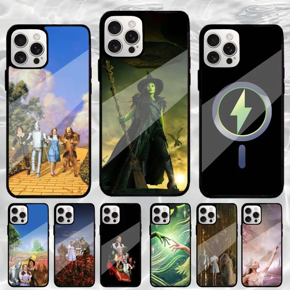 

W-Wizard of O-Oz Movie Phone Case For iPhone17,16,15,14,13,12,11 Plus,Pro Max Magnetic For Magsafe Wireless Charging
