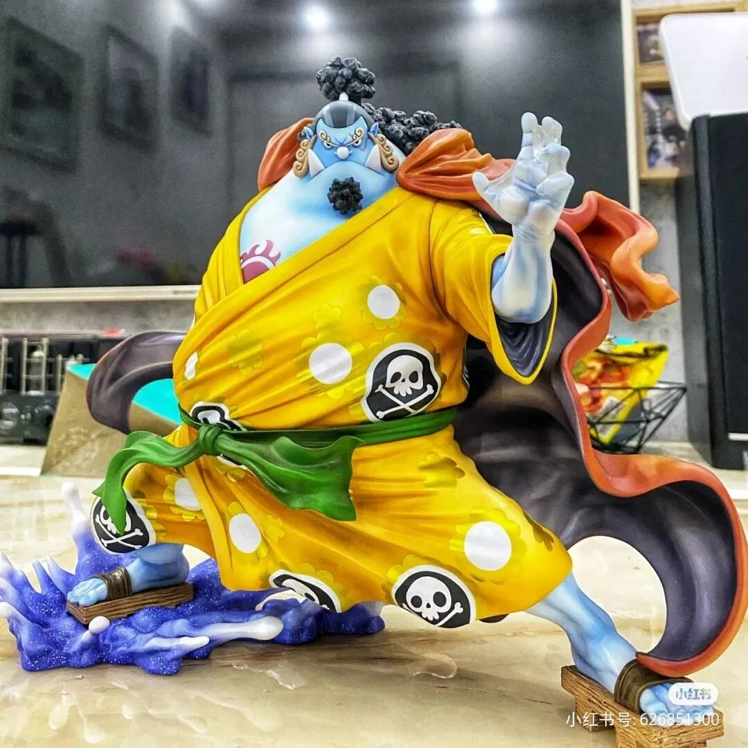 One Piece Anime Figure Jimbei Oka Shichibukai Gk Action Pvc Model Figurine Toys Collectible Bifthday For Gifts 28cm