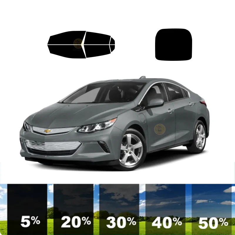 

precut Removable Window Tint Film For Car 100% UVR 5%-70%VLT Heat Insulation Carbon ﻿For CHEVROLET VOLT 4 DR HATCH 2016-2019