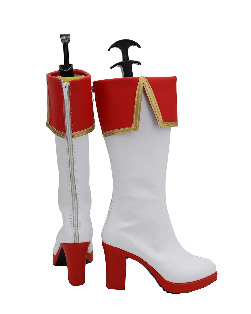 BanG Dream Toyama Kasumi – bottes de Cosplay en cuir blanc, chaussures sur mesure pour unisexe