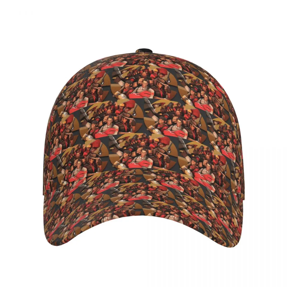 

Бейсбольные кепки унисекс Team Fortress Poster Art Уличная одежда на открытом воздухе Летние спортивные бейсболки Кепка в стиле хип-хоп Casquette