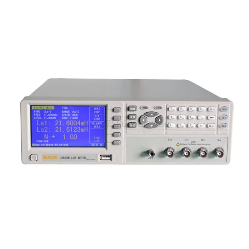 Measuring Instrument U2836 LCR Measuring Instrument, Frequency 50-200KHz, Basic Accuracy: 0.05%, Six-Digit Resolution