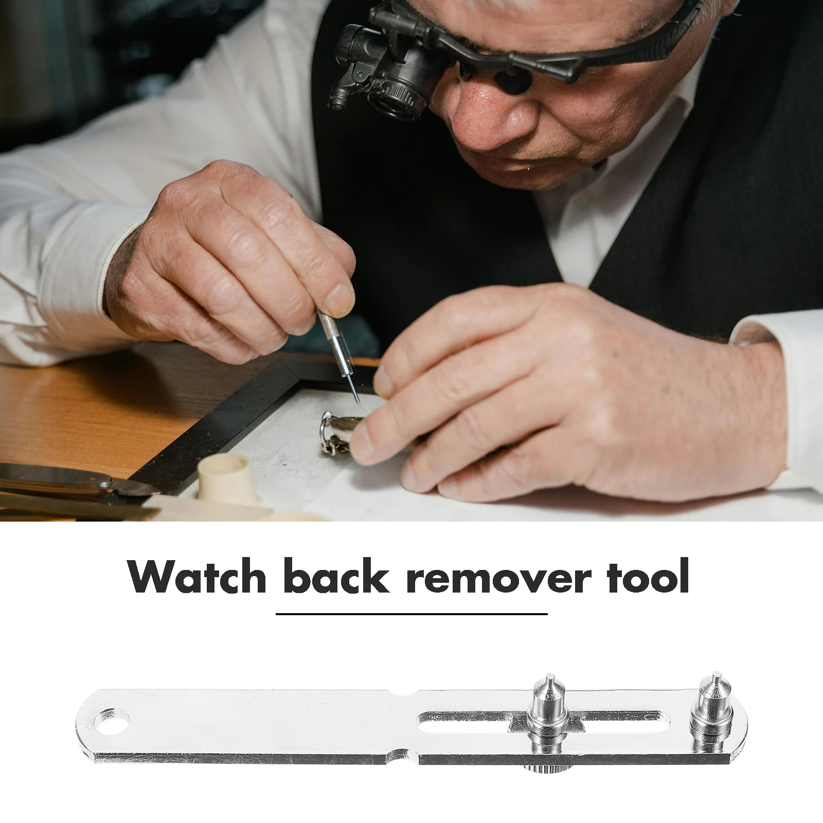 

Back Remover Tool Stainless Opener For Replacement Repair Kit Watch Hand Removal Tool Watch Tools Case Back