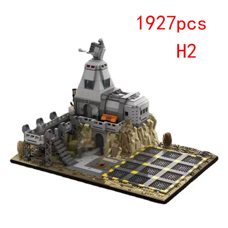

Spot MOC-67054 1927pcs small particle assembly building blocks building base model boy educational toy gift