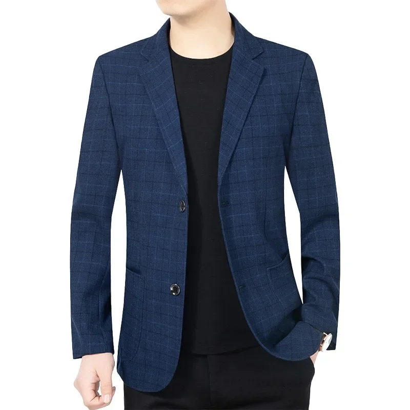 Nieuwe Lente Mannen Casual Blazers Pakken Jassen Mannelijke Koreaanse Ontwerp Pakken Jassen Man Herfst Business Slim Fit Blazers Mannen Kleding