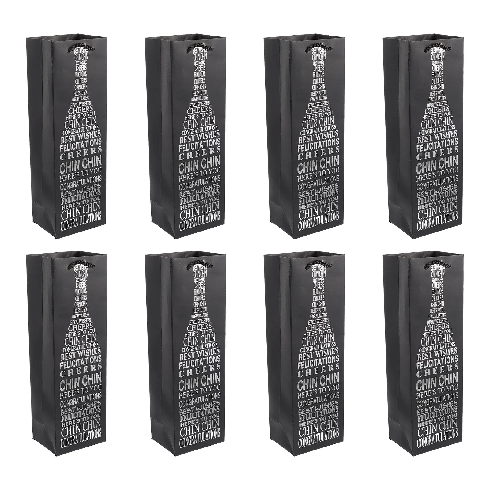 

10 Pcs Wine Gift Bag Party Bags Personalized Bottle Paper Packaging Advanced Travel