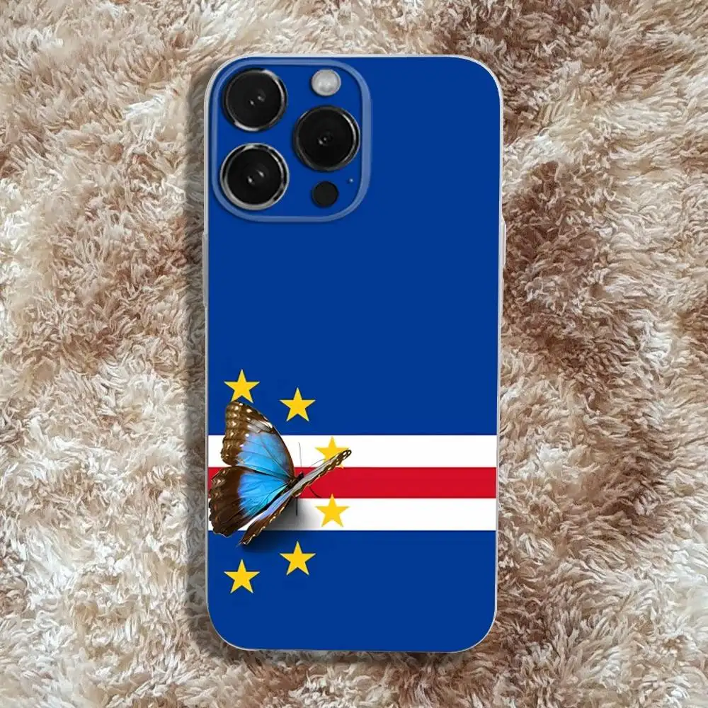 Casing HP Cape Verde Untuk iPhone 17,16,15,14,13,12,11,Pro,Max,Plus,E,SE4,Air,Mini Transparan