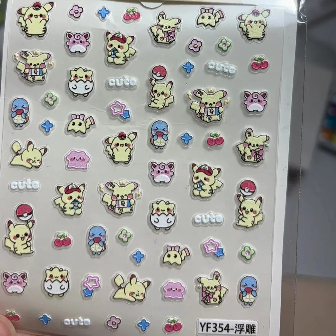 สติ๊กเกอร์ติดเล็บโปเกมอน ลายกา - Phone Accessories In China บทวิจารณ์และราคา