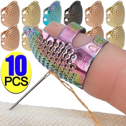 Adjustable Vintage Sewing Thimble, Handmade Non-slip Embroidery against Ring, Vintage Needle Presser Needle Hoop Finger Holder