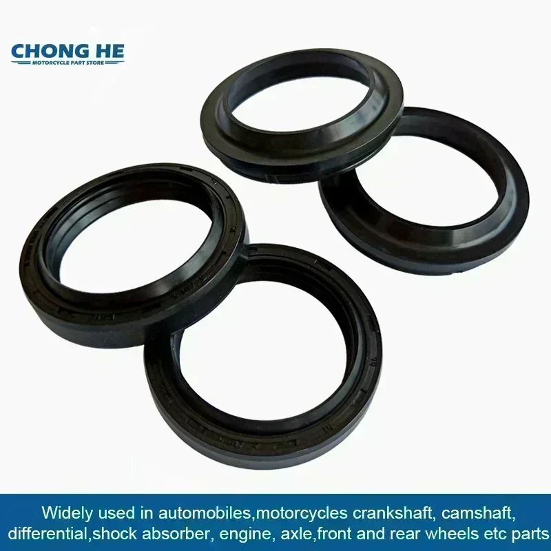 39x51x8/10.5 39*51 Front Shock Fork Damper Shaft Oil Seal Retainers 39 51 Dust Cover For TECH SUSPENSION TRIAL 39 RACING 2013-16