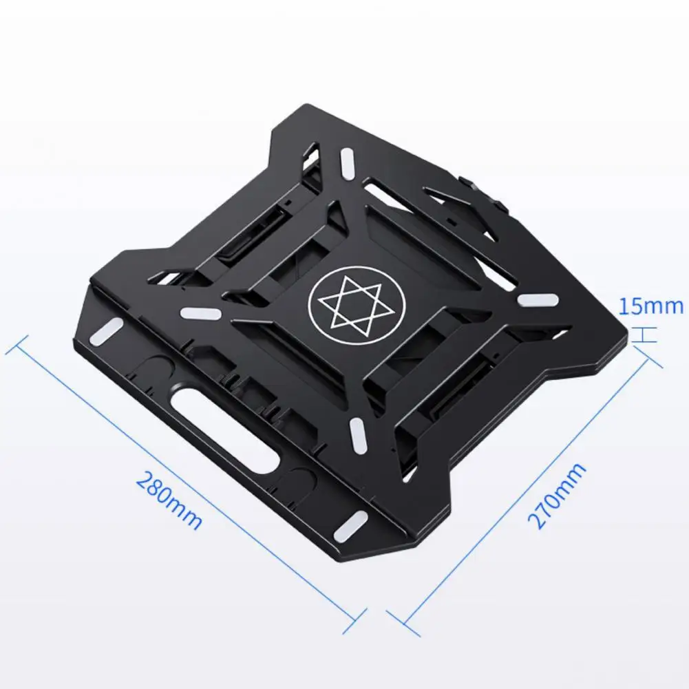 Подставка для ноутбука Портативная регулируемая подставка для ноутбука с высокой стабильностью Прочная несущая способность Многоугольный поворотный механизм для компактуры