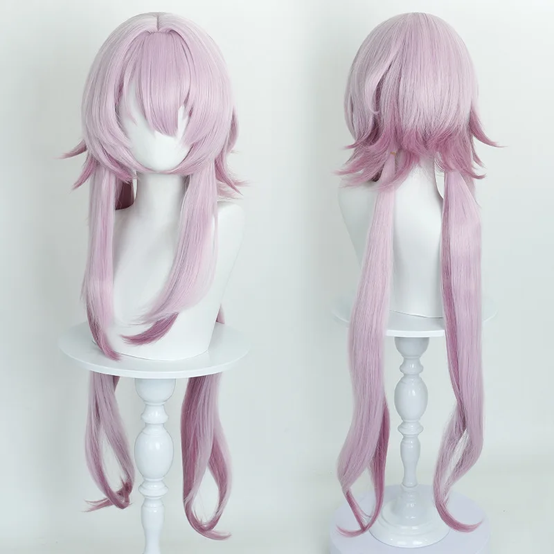 Bhvr Star Rail March 7th Long Night Moon Cosplay Wig With Simulated Scalp And Gradient Color Top