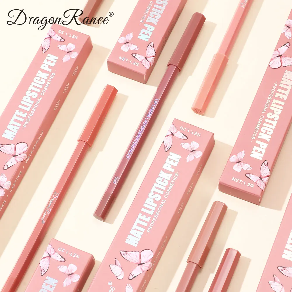 Kredka do ust Jesienno-zimowa matowa wybielająca szminka Aksamitna matowa, długotrwała efekt makijażu Nieblaknąca, nieprzywierająca kredka do ust