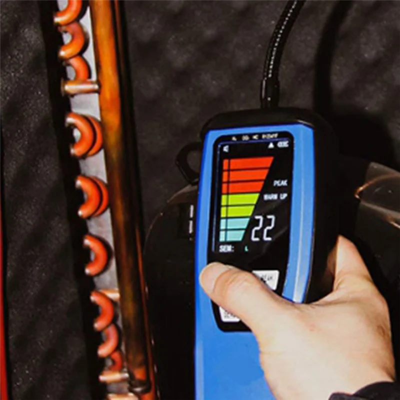 

AB42-LD600 Детектор утечки фреона Детектор горючего газа Детектор утечки хладагента кондиционера с 16-дюймовым сменным зондом